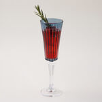 La Mesa Glass Juice Cups Set 4Pcs 180Ml, Blue image number 2