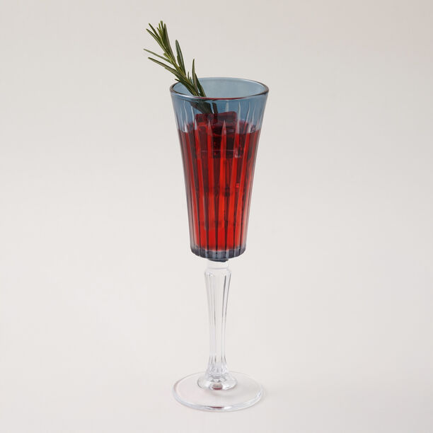 La Mesa Glass Juice Cups Set 4Pcs 180Ml, Blue image number 2