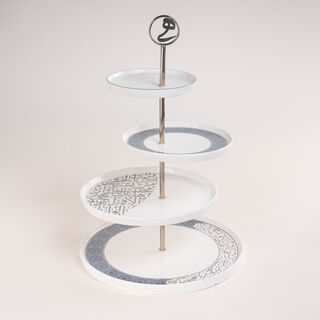 Misk 4 Tier Serving Stand
