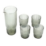 Drink Set 5 Pcs Smoke Col Tumbler 290Ml image number 3