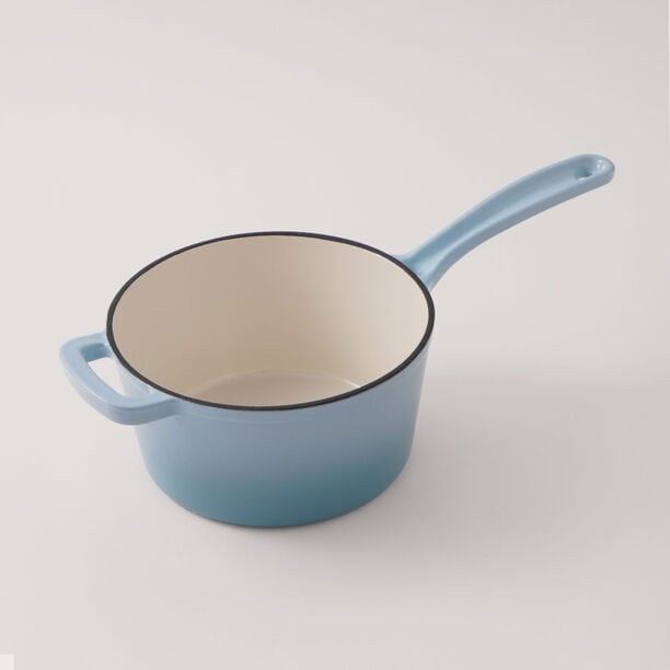 Alberto Enameled Cast Iron Saucepan 2L, Blue image number 3