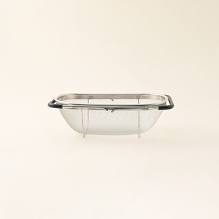 Alberto expandable stainless steel sink strainer, 34cm