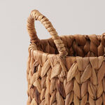 Homez Round Storage Basket Rattan, Beige 22*22*28Cm image number 2