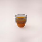 Dallaty white glass Saudi coffee cups set 6 pcs image number 3