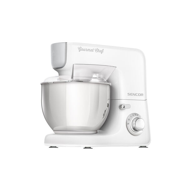 Sencor white stainless steel 3 in 1 stand mixer 1000W, 5.5L image number 0