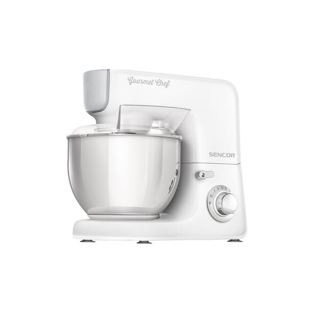 Sencor white stainless steel 3 in 1 stand mixer 1000W, 5.5L image number 0