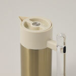 Steel Vacuum Flask 1.2L Arab Graph Matt Gold image number 1