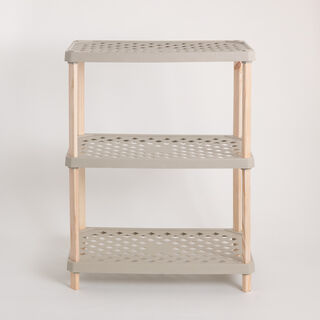 FIXWOOD FIX 2001 3 RECTANGULAR 3 LAYERS LARGE SHELVES BEIGE