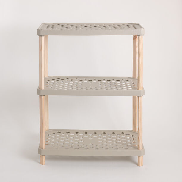FIXWOOD FIX 2001 3 RECTANGULAR 3 LAYERS LARGE SHELVES BEIGE image number 0