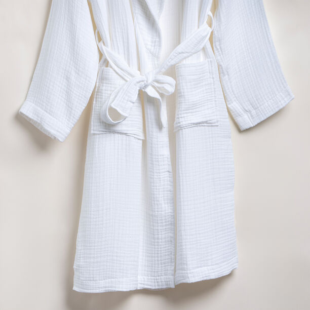 Cottage white cotton bathrobe L/Xl, 3 pcs set image number 5