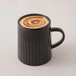 Dallaty modern ceramic mug, black image number 2