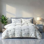 كوتاج طقم لحاف 6 قطع بتصميم أوراق البامبو كينج 220*240سم image number 2