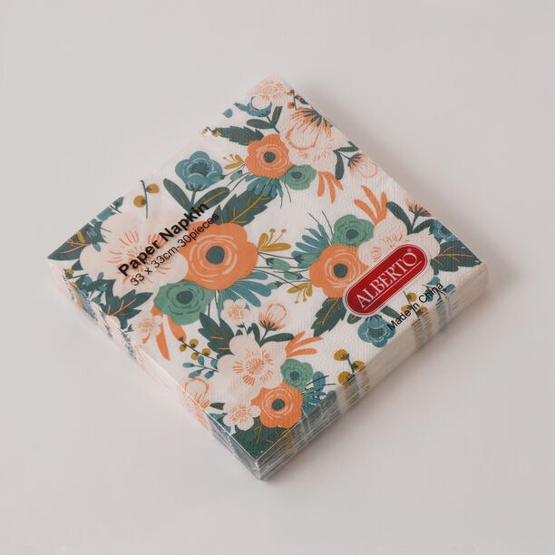 Alberto Paper Napkin Pack Of 30, 33*33Cm image number 0