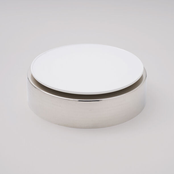 تشكيلة صدفة لاميسا طبق بورسلين مع حامل كيك معدني، 28.8 سم image number 1