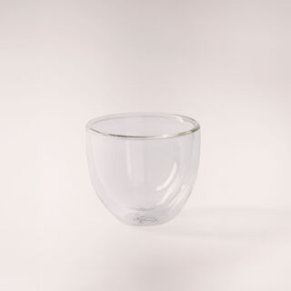 دلتي طقم أكواب شاي وفناجين قهوة سعودية زجاج وبورسلان أبيض 18 قطعة