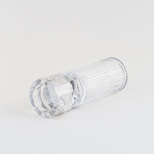 Homez candle holder glass clear 8.9*8.9*27.4 cm image number 2