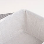 Cottage grey bamboo basket set with lid 3 pcs image number 4