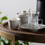 Tea And Arabic Coffee Set 20 Pieces Grey image number 8