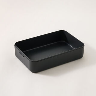 Brabantia large plastic luchbox 16.7*25.5*6.2cm dark gray