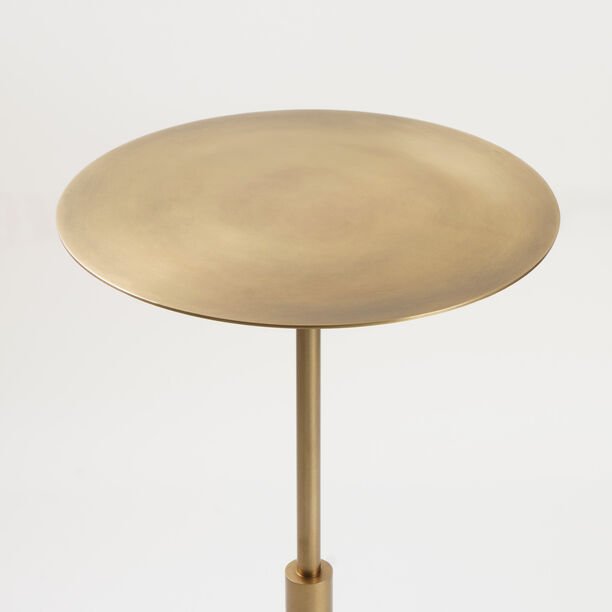 Homez Marble Side Table, Beige 31*53 Cm image number 1