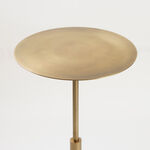 Homez Marble Side Table, Beige 31*53 Cm image number 1