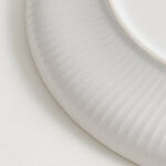 La Mesa porcelain 16pcs dinner set white ribbed image number 5