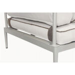 Homez Aluminiuminum Single Sofa, Beige 74.5*70*81.5 Cm image number 3