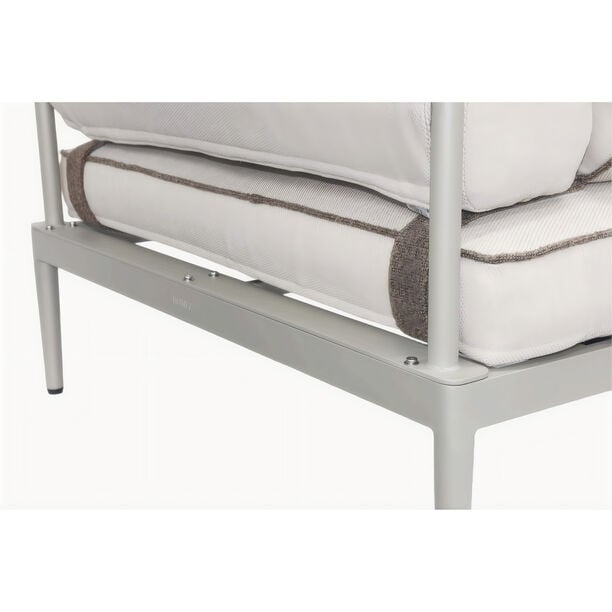 Homez Aluminiuminum Single Sofa, Beige 74.5*70*81.5 Cm image number 3