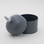 La Mesa Serving Pot Matt Grey, 15*15*21 Cm image number 2