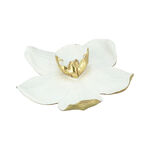 Wall Decoration Orchid Flower White & Gold image number 2