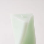 Homez candle spiral triangle shape 19.5cm, green image number 3