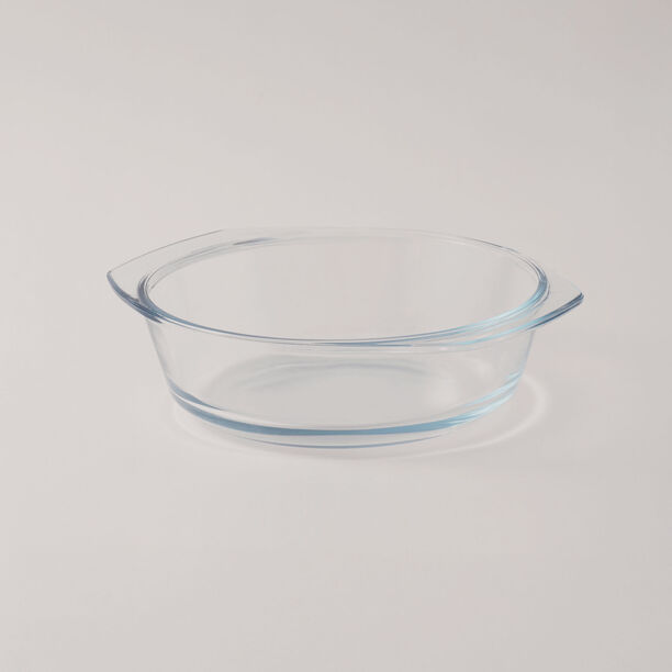 البرتو طاجن دائري بغطاء زجاج بروسليكات 1.5لتر image number 1