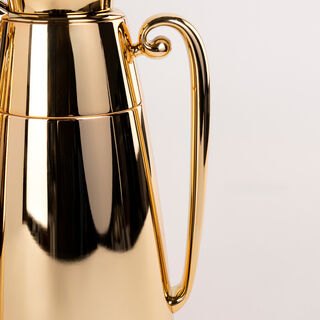 Dallaty set of 2 gold steel vacuum flask 1L