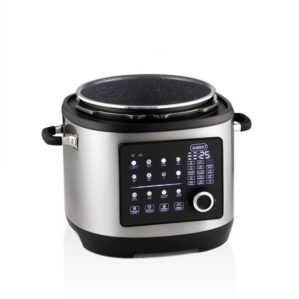 Alberto professional pressure cooker 6l stainless steel image number 1