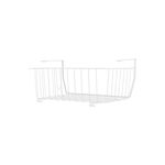 Alberto White Coated Over The Shelf Basket Rack image number 1