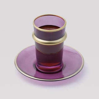 Dallaty Tea Cup Set, Purple, 12 Pieces