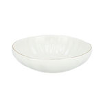 La Mesa White/gold porcelain 16pcs dinner set image number 5