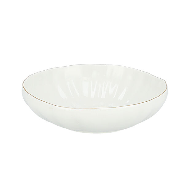 La Mesa White/gold porcelain 16pcs dinner set image number 5