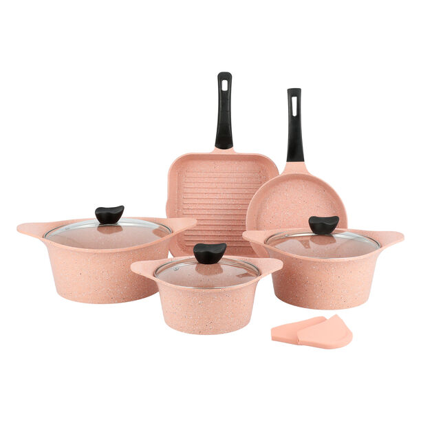 8Pcs Granite Cookware Set image number 1
