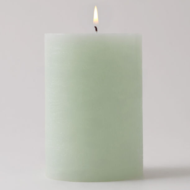 Homez pillar candle 7*10cm, green image number 0