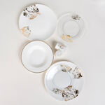 La Mesa white porcelain/glass 20 pc dinner set image number 0