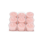 Tea Light Candle Scented Pink Set Of 9 image number 1