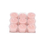 Tea Light Candle Scented Pink Set Of 9 image number 1
