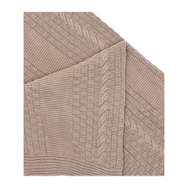 100% Cotton Knitted Throw image number 3
