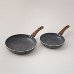 Alberto green granite cookware set, 12 pieces image number 6