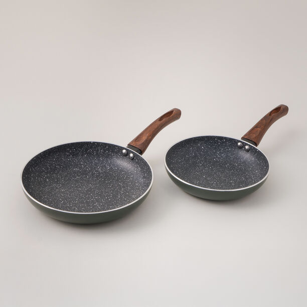 Alberto green granite cookware set, 12 pieces image number 6