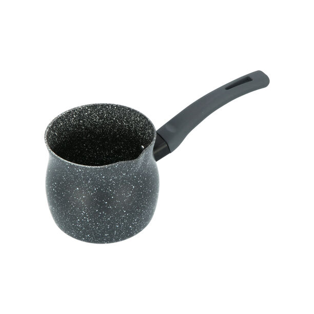 ركوة قهوة جرانيت لون رمادي بمقبض من البرتو image number 1
