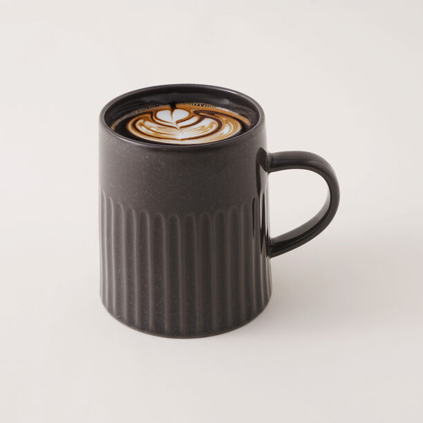 Dallaty Round Ceramic Mug, Grey image number 2