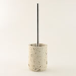 Homez Toilet Brush Holder With Stainless Steel Pole In Gold image number 0