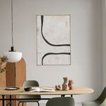 Homez abstract canvas wall art 80*120*4.5cm image number 1